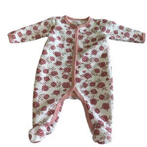 Duck‎ Duck Goose Floral one-piece outfit/sleeper 0-3M Baby Girl